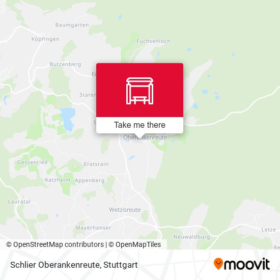 Schlier Oberankenreute map