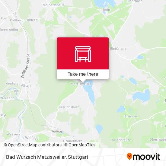 Карта Bad Wurzach Metzisweiler