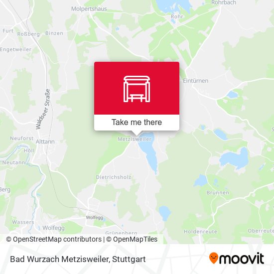 Bad Wurzach Metzisweiler map