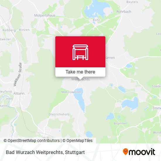 Bad Wurzach Weitprechts map