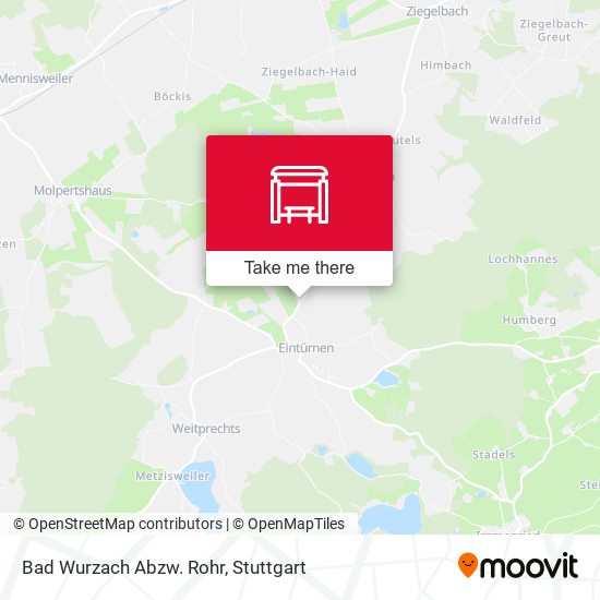 Bad Wurzach Abzw. Rohr map