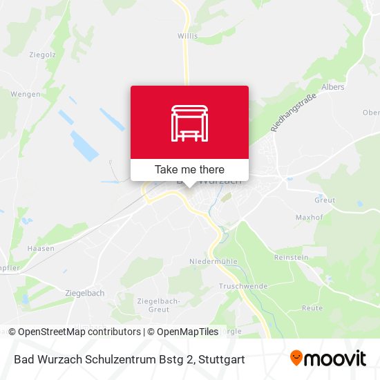 Bad Wurzach Schulzentrum Bstg 2 map