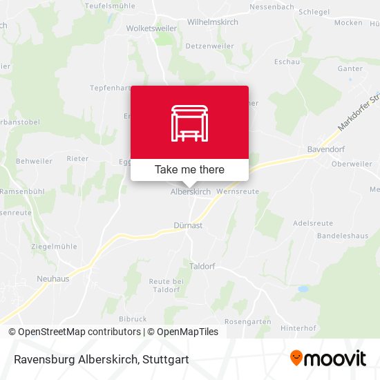 Карта Ravensburg Alberskirch