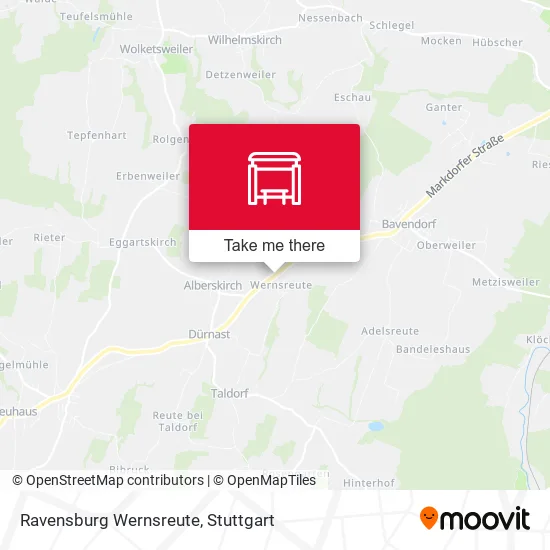 Карта Ravensburg Wernsreute