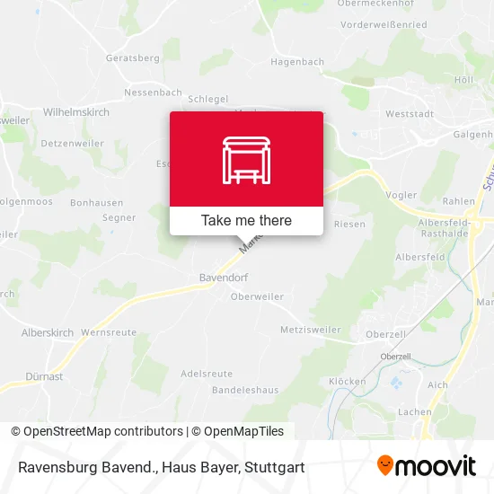 Карта Ravensburg Bavend., Haus Bayer