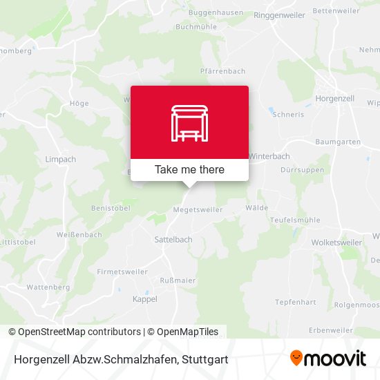 Horgenzell Abzw.Schmalzhafen map