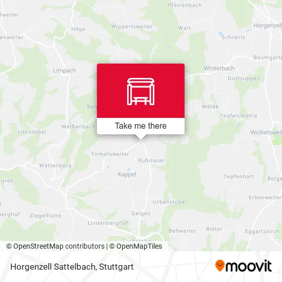 Карта Horgenzell Sattelbach