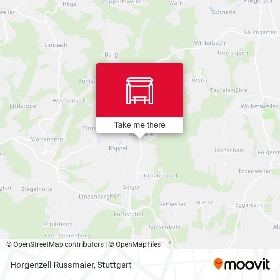 Карта Horgenzell Russmaier