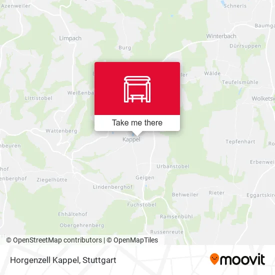 Карта Horgenzell Kappel