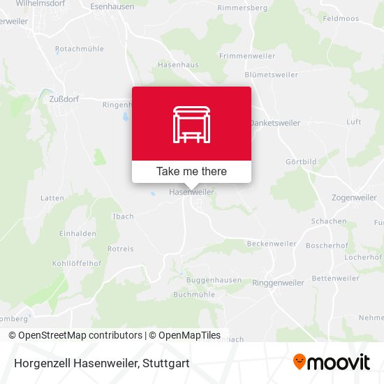 Horgenzell Hasenweiler map