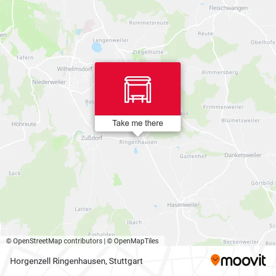 Карта Horgenzell Ringenhausen