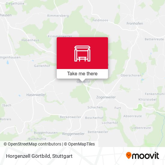 Horgenzell Görtbild map