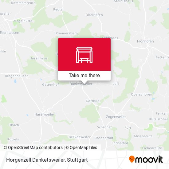 Horgenzell Danketsweiler map