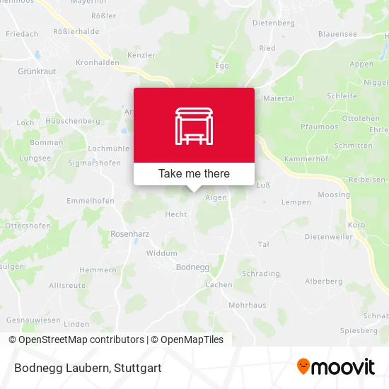 Карта Bodnegg Laubern