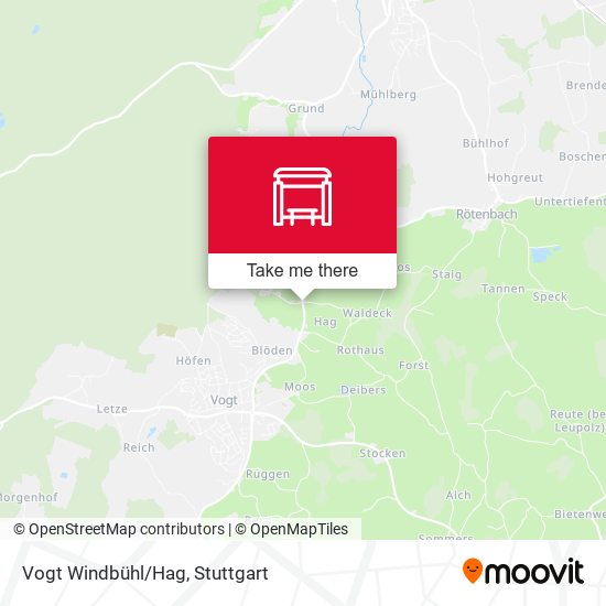 Vogt Windbühl/Hag map