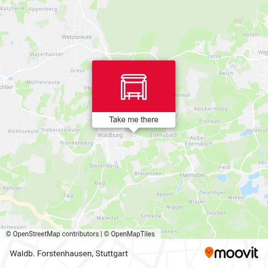 Waldb. Forstenhausen map