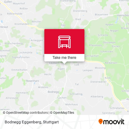 Карта Bodnegg Eggenberg