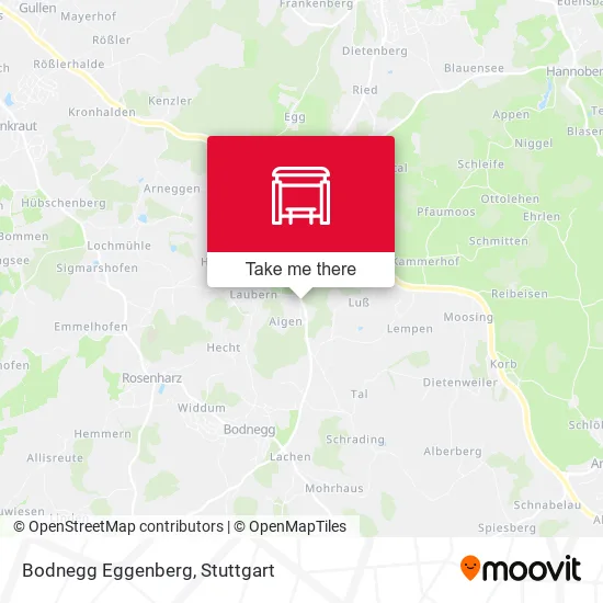 Карта Bodnegg Eggenberg
