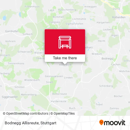 Карта Bodnegg Allisreute