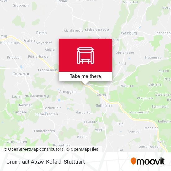 Grünkraut Abzw. Kofeld map