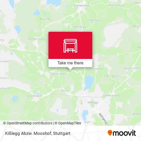 Карта Kißlegg Abzw. Mooshof