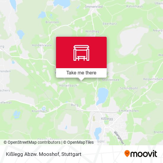 Kißlegg Abzw. Mooshof map