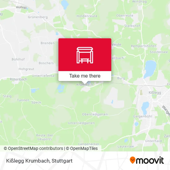 Карта Kißlegg Krumbach