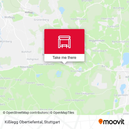 Kißlegg Obertiefental map