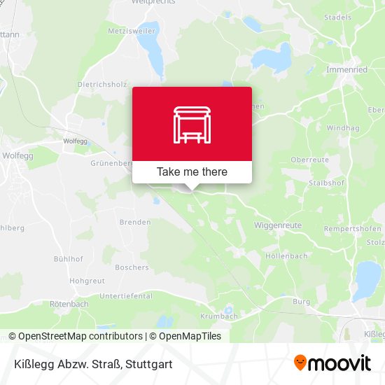 Kißlegg Abzw. Straß map
