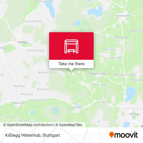 Карта Kißlegg Hinterhub