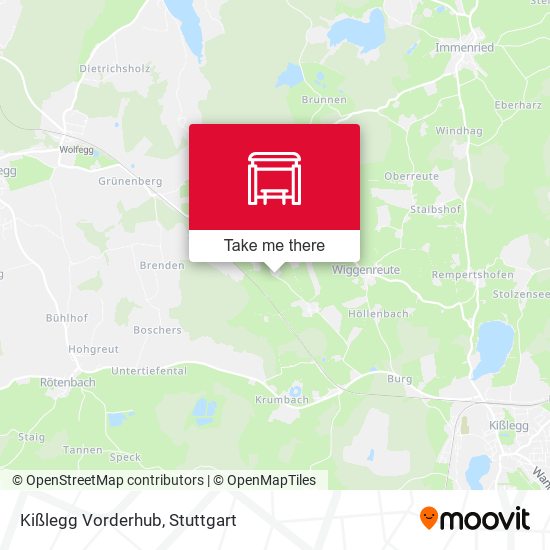 Kißlegg Vorderhub map