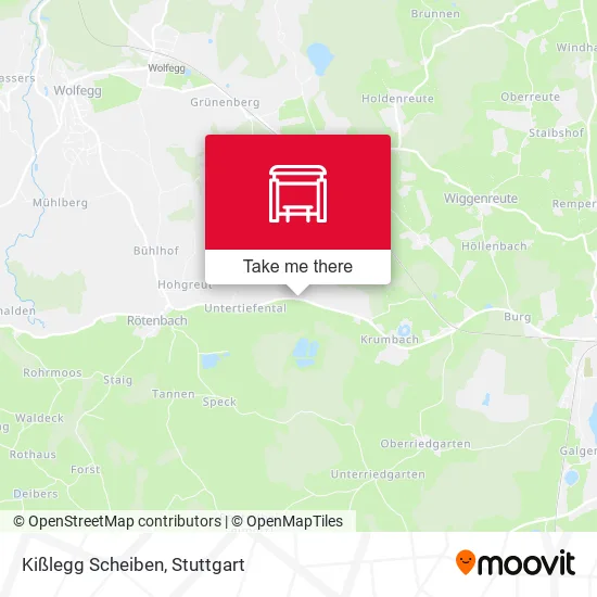 Карта Kißlegg Scheiben