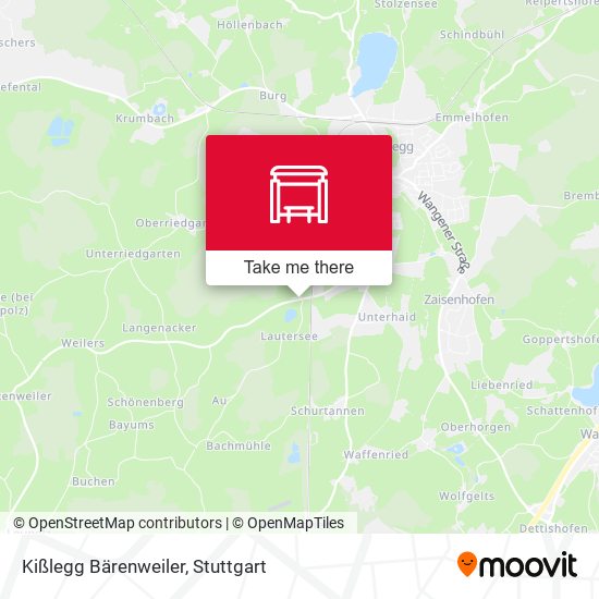 Kißlegg Bärenweiler map