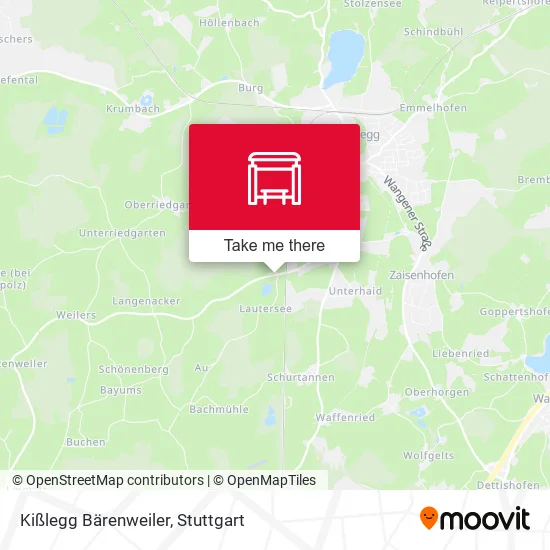 Карта Kißlegg Bärenweiler