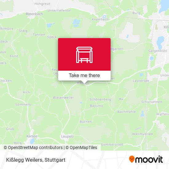 Карта Kißlegg Weilers