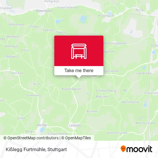 Карта Kißlegg Furtmühle