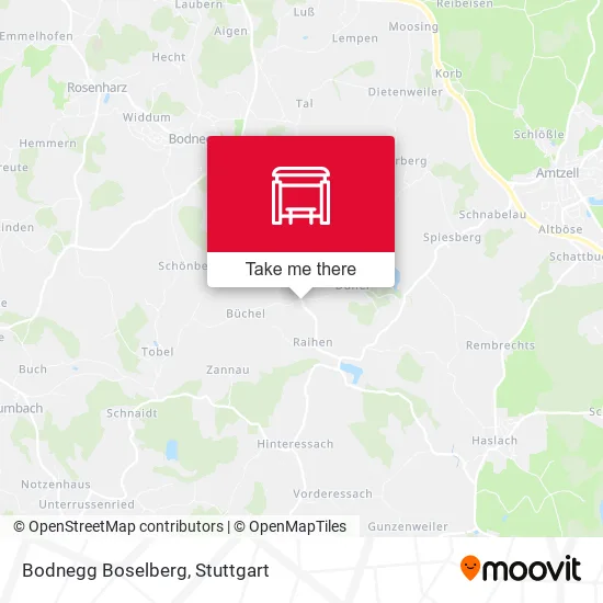 Карта Bodnegg Boselberg