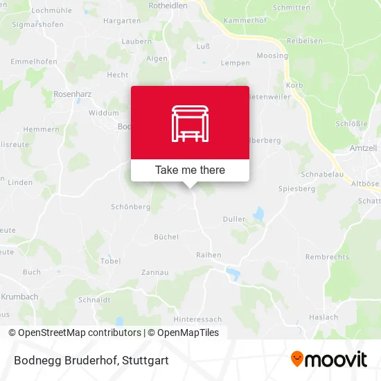 Карта Bodnegg Bruderhof