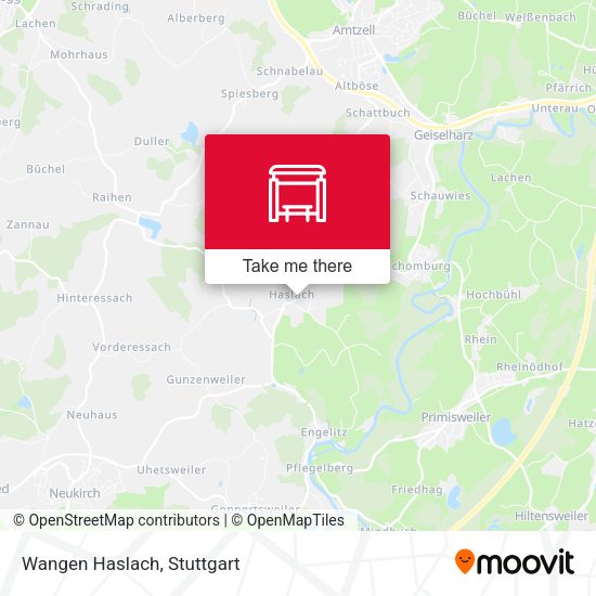Карта Wangen Haslach