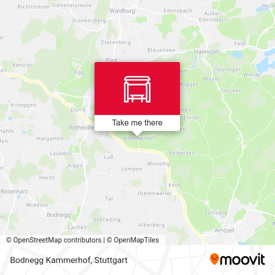Карта Bodnegg Kammerhof