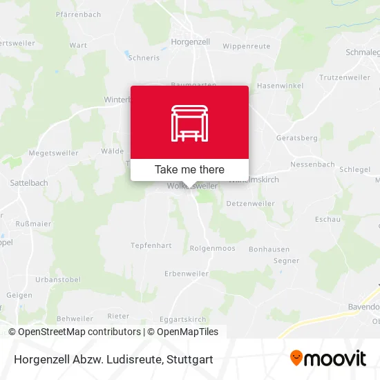 Карта Horgenzell Abzw. Ludisreute