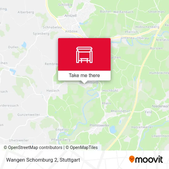 Карта Wangen Schomburg 2
