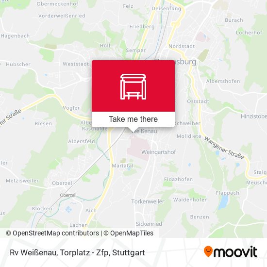 Карта Rv Weißenau, Torplatz - Zfp