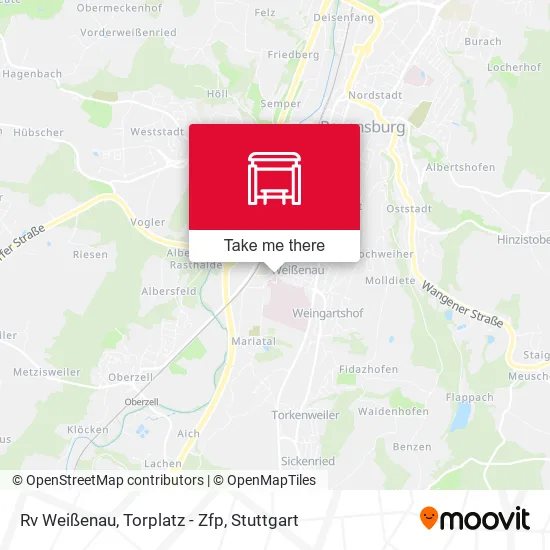 Карта Rv Weißenau, Torplatz - Zfp