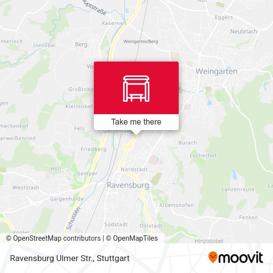 Карта Ravensburg Ulmer Str.