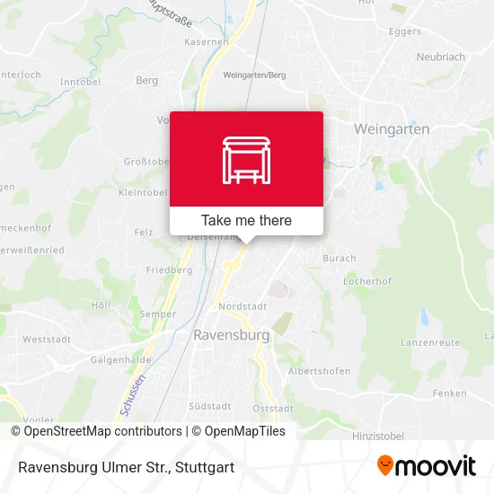 Карта Ravensburg Ulmer Str.