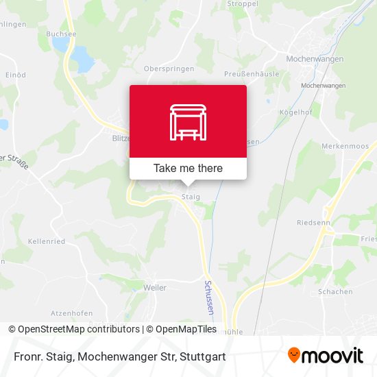 Карта Fronr. Staig, Mochenwanger Str