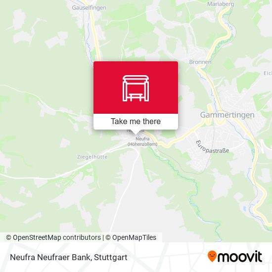 Карта Neufra Neufraer Bank