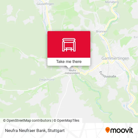 Карта Neufra Neufraer Bank