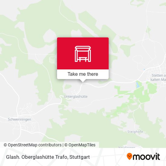 Glash. Oberglashütte Trafo map